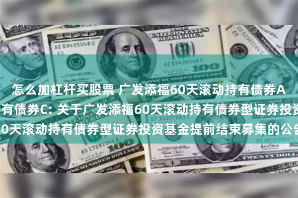 怎么加杠杆买股票 广发添福60天滚动持有债券A,广发添福60天滚动持有债券C: 关于广发添福60天滚动持有债券型证券投资基金提前结束募集的公告