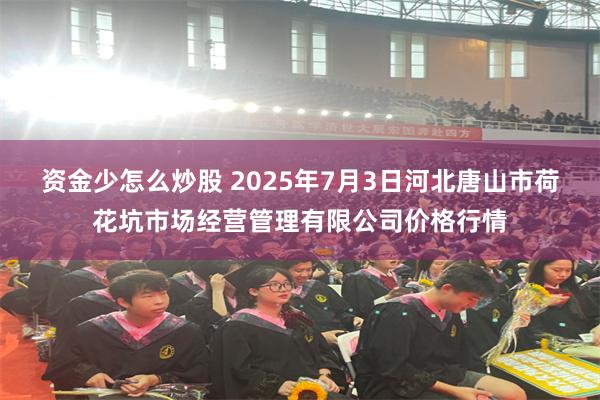 资金少怎么炒股 2025年7月3日河北唐山市荷花坑市场经营管理有限公司价格行情